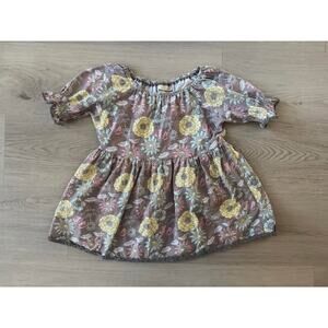 Matilda Jane Girls Size 8 Fresh Cut Peasant Top